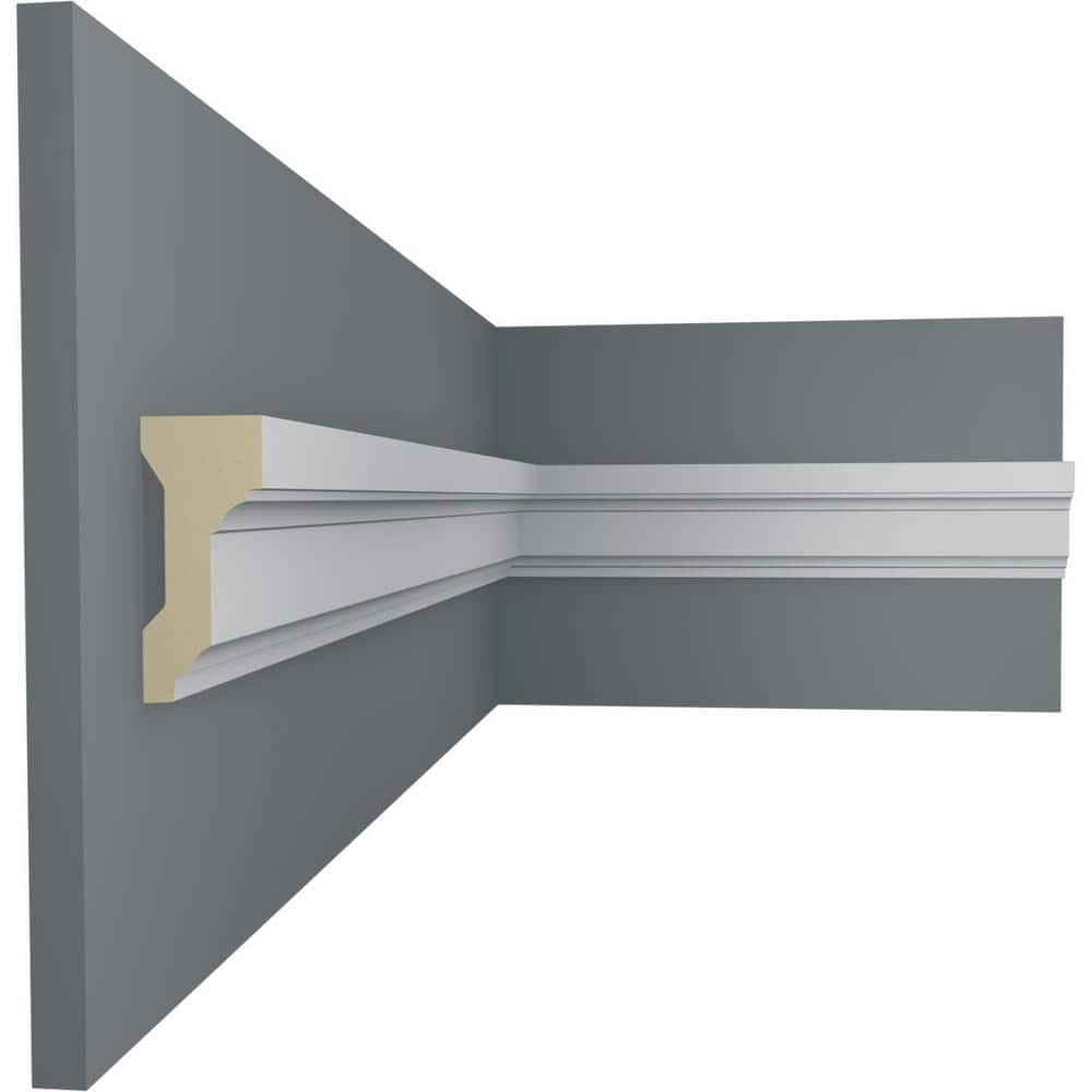 Monique 94.5" White Urethane Chair Rail Molding