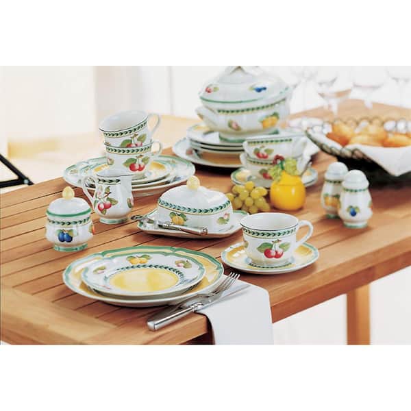 17 oz. French Garden Multi Color Porcelain Cereal Bowl