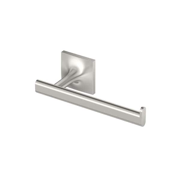 Waterline Wall Mounted Euro Toilet Paper Holder in Satin Nickel