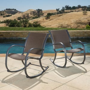 Peyton Aluminum Outdoor Patio Rocking Chair (2-Pack)