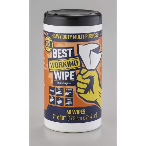 Best Working Wipe 60 1 Quart Paint Cleanup Wipes For Latex/Oil Based Paints Paint Cleanup Wipes for Multi-Surfaces Unscented