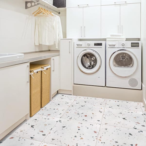 Sonar White 25-5/8 in. x 25-5/8 in. Porcelain Floor and Wall Tile (13.83 sq. ft./Case)