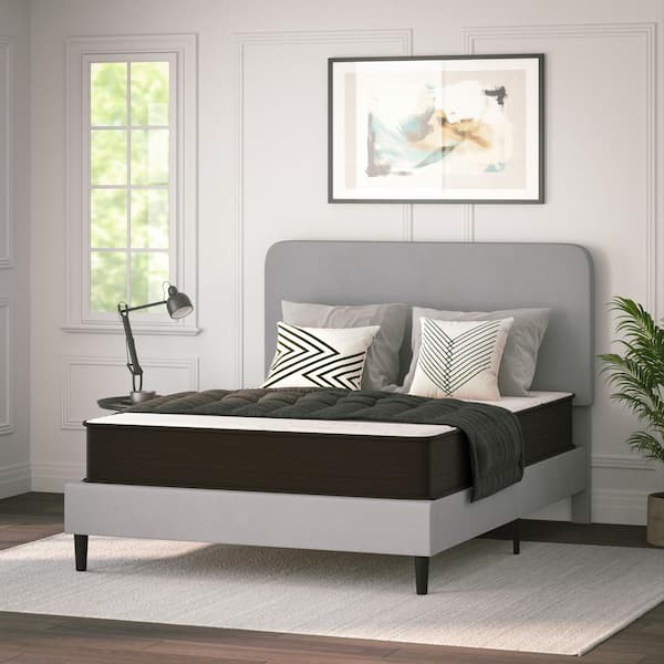 Carnegy Avenue Dream Queen Soft 10 in. High Density Foam and Pocket Spring Bed-in-a-Box Hybrid Mattress, CertiPur-US Certified Foam