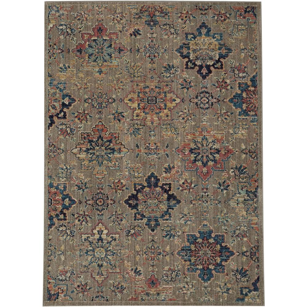 Isabella Gray 5x7 Abstract Area Rug - Area Rugs - Knoxville