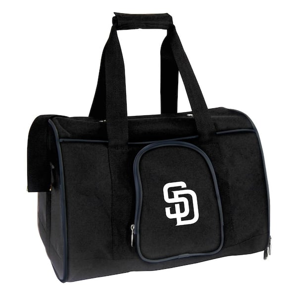 Denco MLB San Diego Padres Pet Carrier Premium 16 in. Bag in Navy