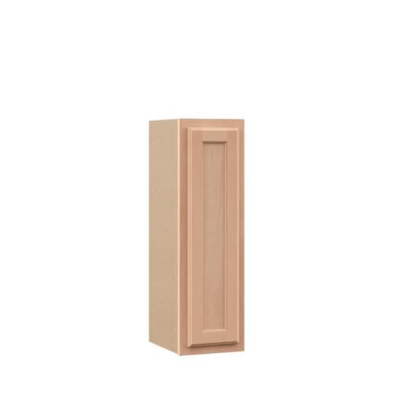 Recessed Panel 9 in. W x 12 in. D x 30 in. H Assembled Wall Kitchen Cabinet in Unfinished