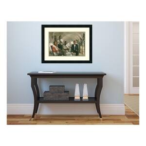 19 in. H x 25 in. W "The Pioneers"" Framed Print Wall Art