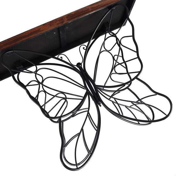 luxen home butterfly accent table