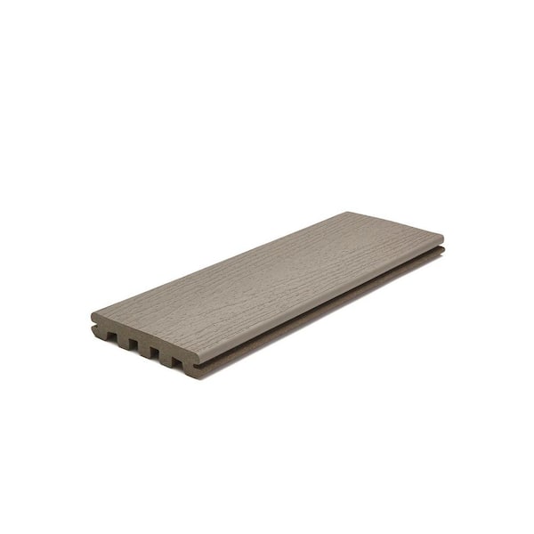 Trex 1 x 6-12 ft. Enhance Basics Composite Deck Board-Tide Pool Grooved ...
