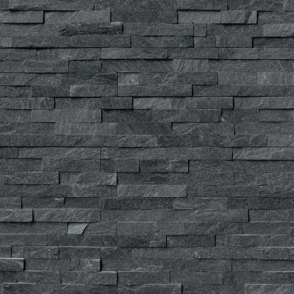 Take Home Tile Sample - Coal Canyon Ledger Panel 4 in. x 4 in. Splitface Quartzite Wall Tile price history on PriceWatchPro