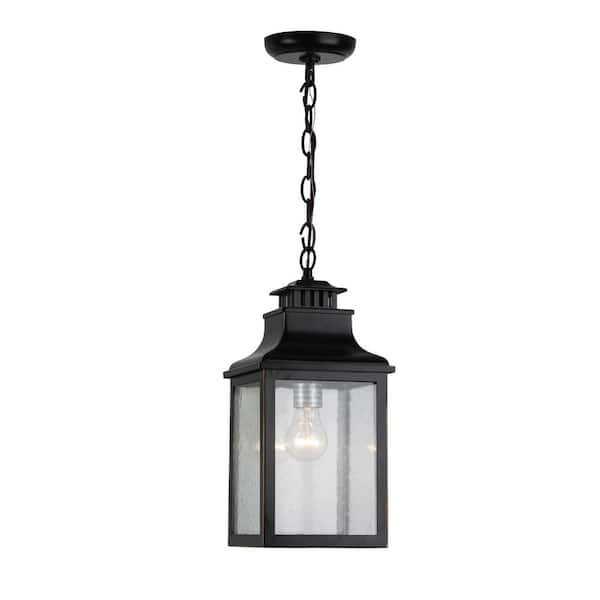 1-Light Imperial Black Outdoor Pendant Light EL2282IB-MH - The Home Depot