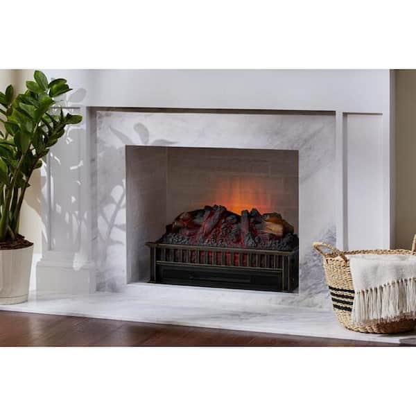 Home Decorators Collection 23 in. Electric Fireplace Log Set with Infrared Heat and Remote