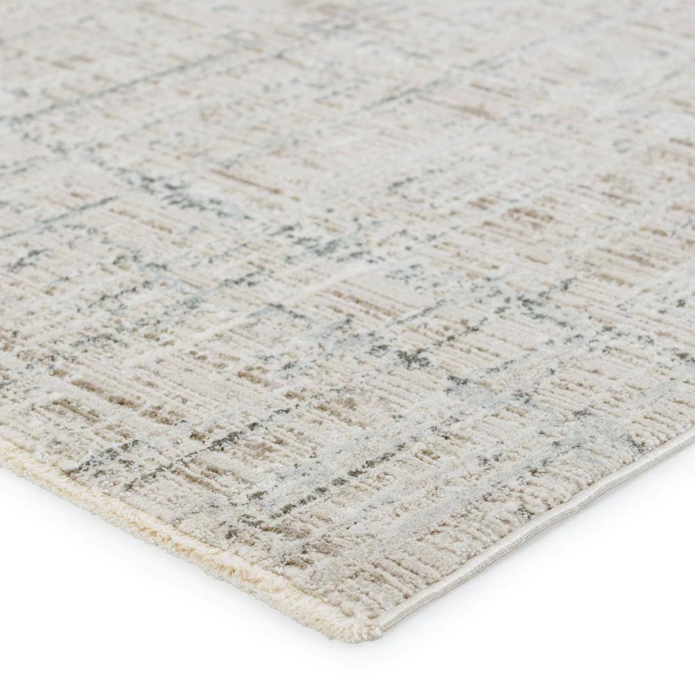 Sovis Vintage-Inspired Heathered 8'10" x 12'7" Gray & Taupe Rug