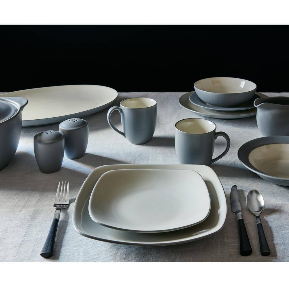 Noritake Colorwave Slate 10.75 in. Square Dinner Plates - Thumbnail 3