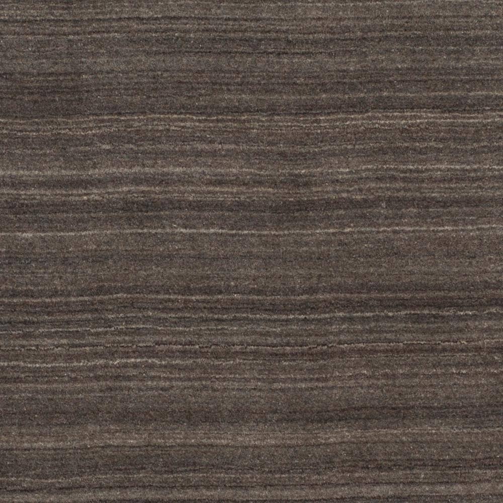 Charcoal Hand-Knotted Wool 6' x 9' Area Rug