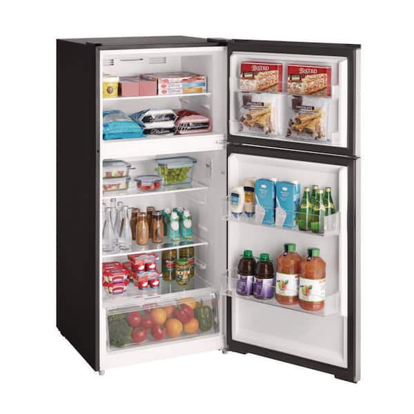 14.2 cu. ft. Top Freezer Refrigerator in Stainless Steel Look