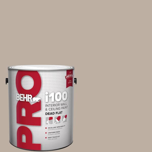 BEHR PRO 1 gal. #N210-3 Barista Dead Flat Interior Paint