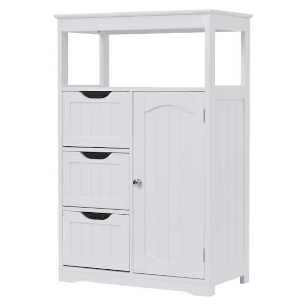 Cádiz 22in. White Linen Storage Cabinet for Bathroom and more