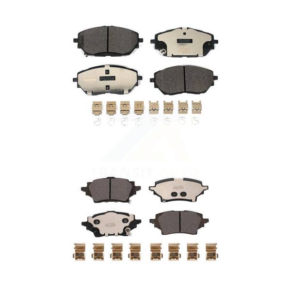 TEC Front Rear Ceramic Brake Pads Kit For Toyota C-HR KTC-100657