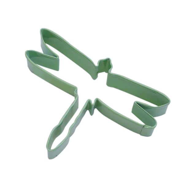 CybrTrayd Dragonfly 4 in. Mint Polyresin Cookie Cutter/Cookie Recipe (Lot of 12)