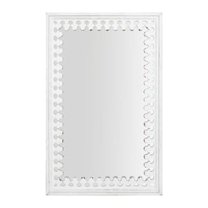 Large Rectangle White Classic Mirror (43.25 in. H x 27.75 in. W)