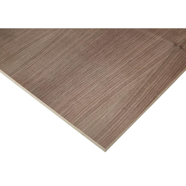 Columbia Forest Products 1/2 in. x 2 ft. x 4 ft. Europly Walnut Plywood Project Panel (Free Custom Cut Available)