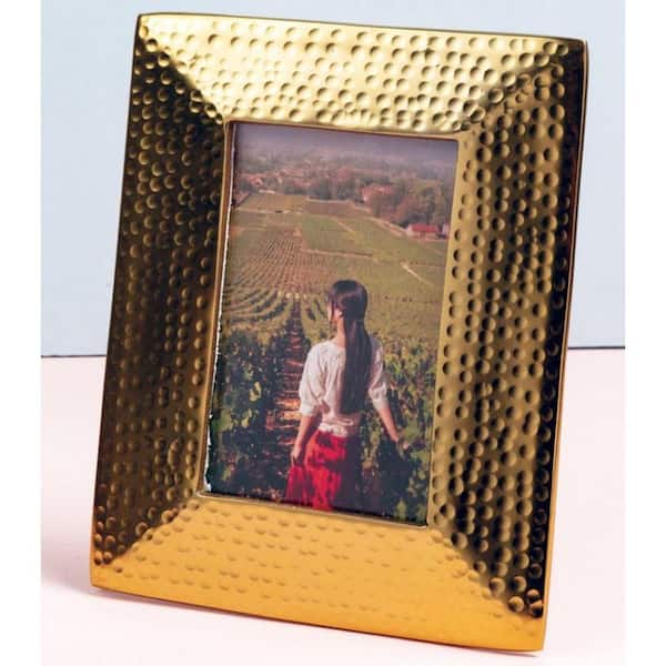 HomeRoots Victoria 4 in. W. x 6 in. Brown Picture Frame