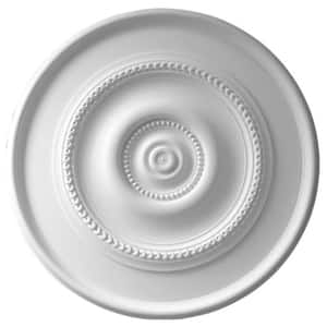 30 in. x 2-3/8 in. Running Rosette and Dots Polyurethane Ceiling Medallion