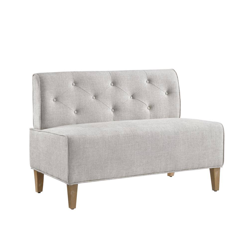 Trapp Corner Nook 73.37 in. Tan Dining Bench High Back - thumbnail 8