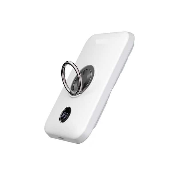 EKIEUDL 6000mAh Magnetic Power Bank with Finger Holder Battery Pack for iPhone Only
