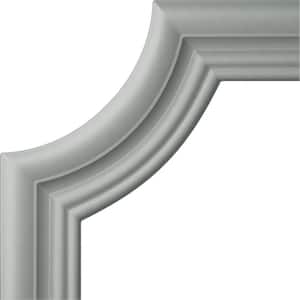 6 in. x 1/2 in. x 6 in. Urethane Swindon Panel Moulding Corner (Matches Moulding PML01X00SW)