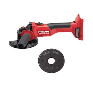 22-Volt Cordless Brushless 5 in. AG 4S Angle Grinder with Kwik Lock (No Battery)