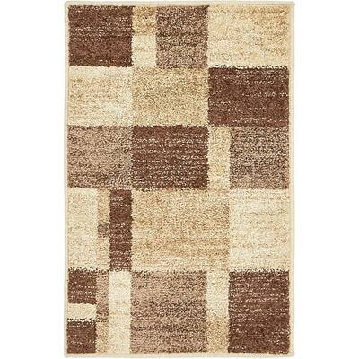 Unique Loom Autumn Providence Beige 2' 0 X 6' 0 Runner Rug 3138286 