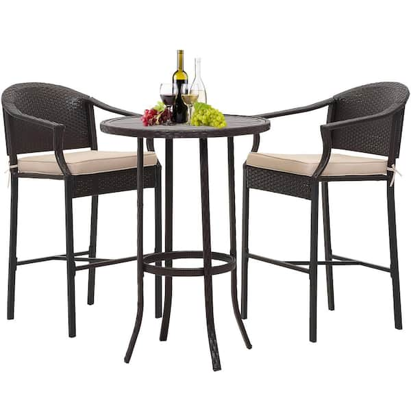 LUFTTÄT 3-piece bar set, stainless steel/wood - IKEA