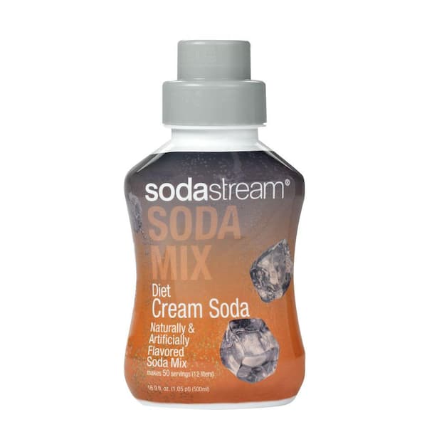 SodaStream 500ml Soda Mix - Diet Cream Soda (Case of 4)