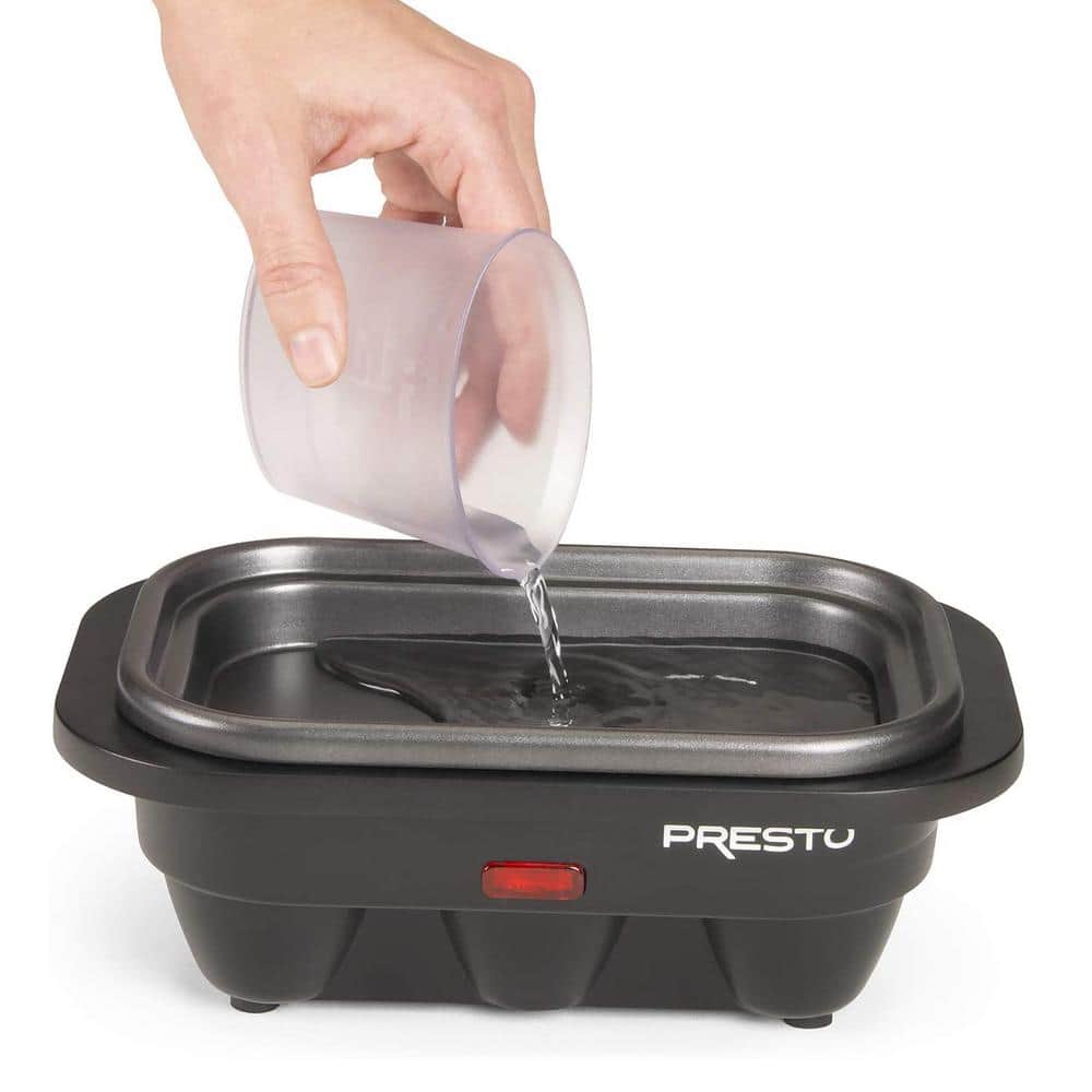 Presto Black and White Electric 6-Egg Cooker
