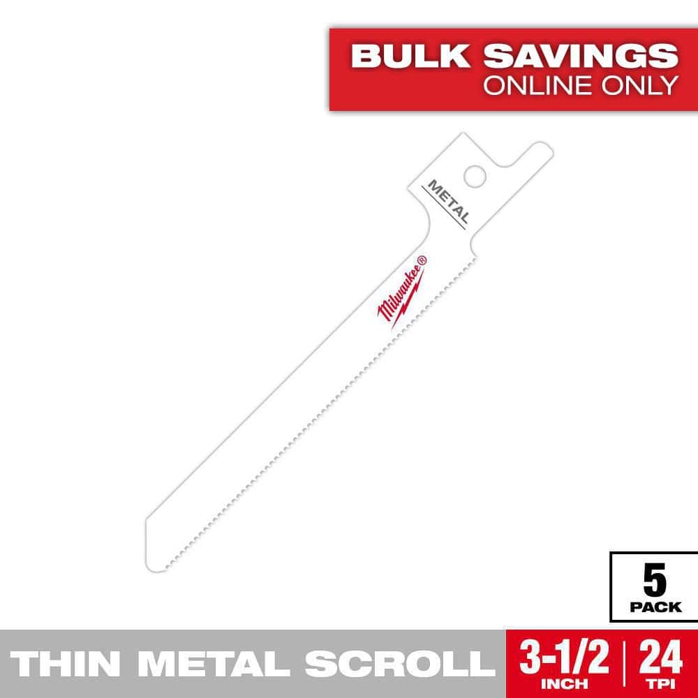 Milwaukee 3-1/2 in. 12 TPI Hackzall Metal Cutting HACKZALL