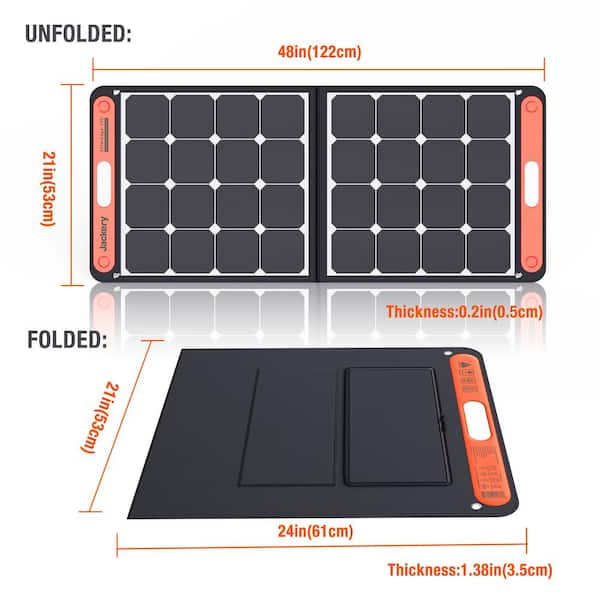 Jackery SolarSaga 100-Watt Portable Solar Panel for Explorer 290