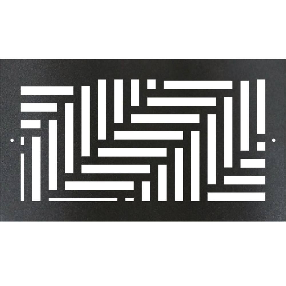 Metal Screw-In Floor Register. Duct Opening 6x12 (Overall 8x14) - Elevation Design price history on PriceWatchPro