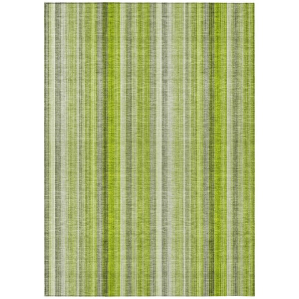 Chantille ACN543 Green 8 ft. x 10 ft. Machine Washable Indoor/Outdoor Geometric Area Rug