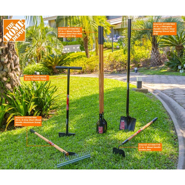 Husky 34 in. T-Handle Edger 77154-950 - The Home Depot