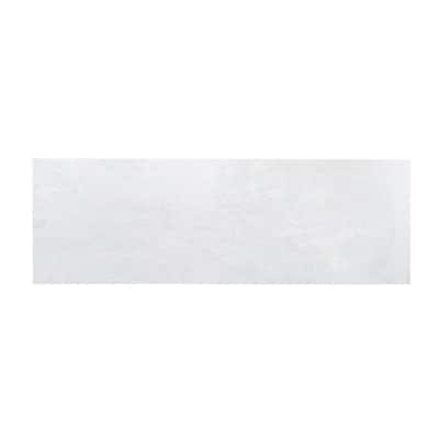 Imprint 16x48 in. Soft Cloud White Matte Ceramic Soft Vein Large Tile (15.5 sq ft/case, 3-Pack)