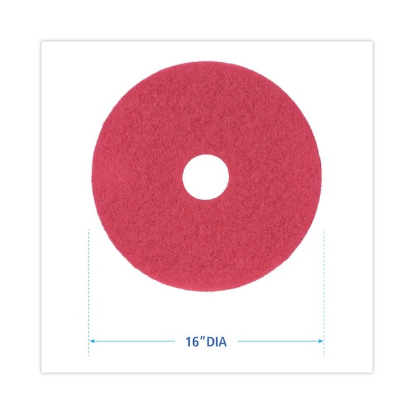 4.5 Premium Red Foam Applicator Pad (BULK) - Buff and Shine Mfg