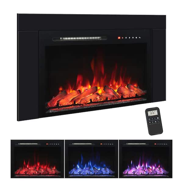 【キャピターン様★専用】極暖エアフレイム仕様★オール3mm　ロングチェストジップ Gymax 26 in. Infrared Quartz Electric Fireplace Insert Log Flame