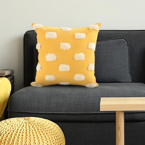 Pompom Decorative Throw Pillows 18x18 Inches – Burlington Closeout Discount