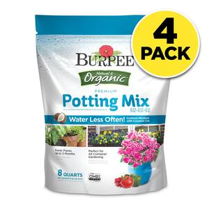 Natural & Organic 8 qt. Potting Mix (4-Pack)