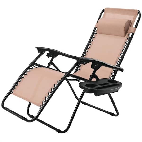 Alpulon Outdoor Folding Zero Gravity Reclining Lounge Chair