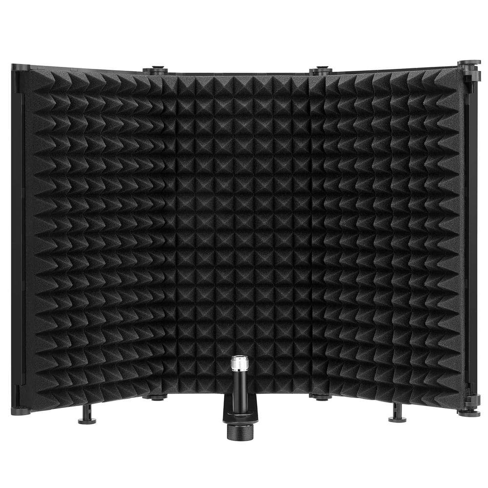 17.8 in. x 12.8 in. Microphone Isolation Shield, Foldable Mic Shield with Triple Sound Insulation, Enduring and Safety price history on PriceWatchPro