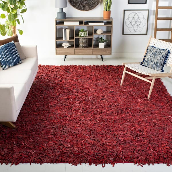 Color Rug Construction Construction Leather Shaggy Rugs