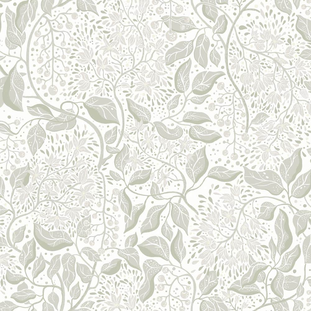 4143-22004 | Botanica, Groh Neutral Floral - A-Street Wallpaper